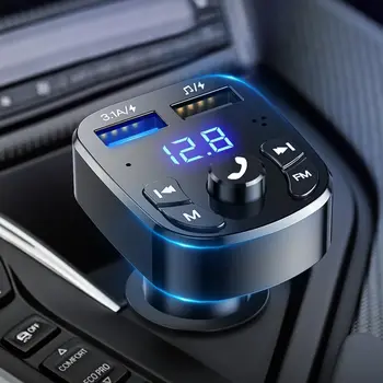 Автомобильный MP3-Плеер С Двойным USB-Быстрым Зарядным Устройством FM-Приемник Bluetooth, Совместимый С Bluetooth 5.0 FM-Передатчик Автомобильный Комплект