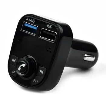 Автомобильный беспроводной Bluetooth FM-передатчик MP3-плеер 2 USB-адаптера для автомобильного быстрого зарядного устройства