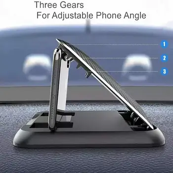 Автомобильный держатель для телефона, универсальная регулируемая самоклеящаяся подставка для мобильного телефона на приборной панели для вождения