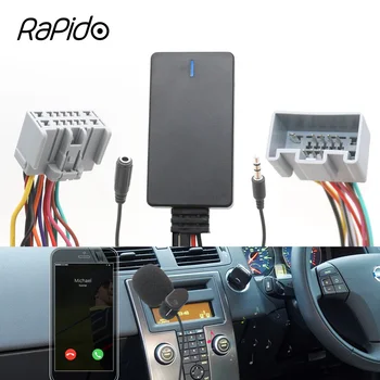 Автомобильный Модуль Bluetooth 5.0 Аудио AUX Кабель-адаптер Handfree С Микрофоном для Volvo C30 S40 V40 V50 S60 S70 C70 V70 XC70 S80 XC90