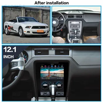 Автомобильный мультимедийный плеер Android с вертикальным экраном в стиле Tesla для Ford MustangGT 2009-2015 GPS Navi Автозвук Радио Стерео головное устройство
