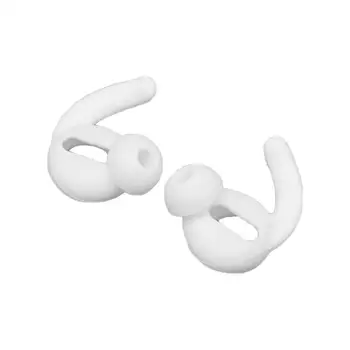 Амбушюры из мягкого силикона, 2 шт., мини-моющийся противоотерянный ушной наконечник для AirPods 1/2