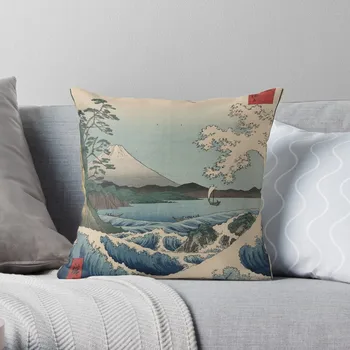 Андо Хиросигэ - Sea At Satta, провинция Суруга, Эластичный чехол для дивана, Декоративные чехлы для диванов, Чехлы для диванов