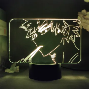 Аниме Светодиодный Светильник Bakugo Eatting 3d Ночник Милое Украшение для Дома Спальни RGB Настольная Лампа С Питанием от USB Пульт Дистанционного Управления Подарок