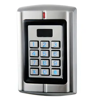 Антивандальная металлическая клавиатура и RFID-контроллер доступа W3-A для двух дверей поддерживают PIN-код, EM-карту, PIN + EM-карту для обеспечения высокого уровня безопасности