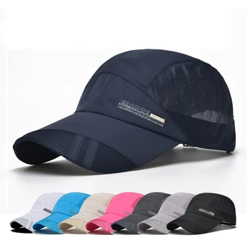 Бейсболка, модные мужские крутые шляпы с вышивкой, регулируемые хлопковые кепки для папы, Солнцезащитная быстросохнущая сетчатая кепка Snapback