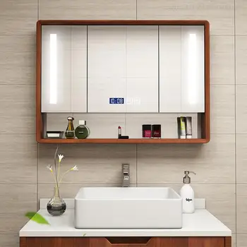 Большое Светодиодное зеркало для ванной Комнаты С подсветкой Туалетный Столик Ванна Косметическое Зеркало для ванной Комнаты Для полного макияжа Specchio Doccia Home Improvement L