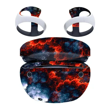 Виниловая наклейка на кожу Starry Sky Girl для контроллера гарнитуры PS VR2 VR, ПВХ наклейка, мультяшный чехол-пленка для аксессуаров PS VR 2
