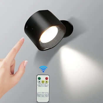 Внутренний настенный светильник с USB зарядкой, Магнитная лампа для шкафа с 3 цветовыми температурами, настенный светильник с двойным источником света, принадлежности для вечеринок в кемпинге на открытом воздухе