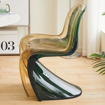 Водонепроницаемый обеденный стул на открытом воздухе, роскошный современный офисный стул в скандинавском стиле, дизайнерский пол в гостиной, украшение кухни Cadeiras