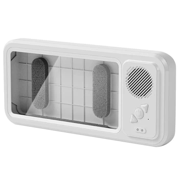 Водонепроницаемый сенсорный экран с защитой от запотевания, настенный держатель для телефона с Bluetooth-динамиком для ванной комнаты с душем