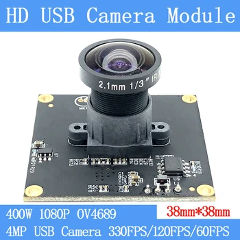 Высокая скорость 330 кадров в секунду 60 Кадров В секунду UVC USB Модуль Камеры 4MP Full HD 1080P Plug Play Веб-камера Широкоугольный Объектив 160 градусов 2,1 мм