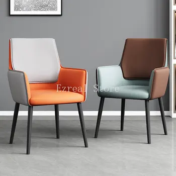 Дизайн Обеденные стулья в скандинавском стиле Кухня Гостиная Геймерский обеденный стул для отдыха на открытом воздухе Шезлонг для Кормушки Мебель для дома DC058