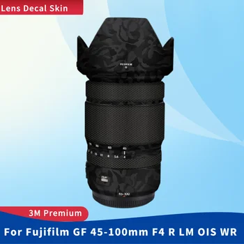 Для Fujifilm GF 45-100 мм F4 R LM OIS WR Наклейка На Кожу Виниловая Оберточная Пленка Объектив Камеры Корпус Защитная Наклейка Защитное Покрытие GF45100