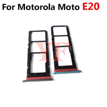 Для Motorola Moto E20 E30 E40 E 2020 E22 E22i E22S E32 E32S E13 E6i Лоток Для SIM-Карт Слот Держатель Гнездо Адаптера Запасные Части