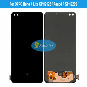 Для OPPO Reno4 Lite CPH2125 ЖК-дисплей Сенсорный Экран Дигитайзер В Сборе Запасные Части Для OPPO Reno4 F SPH2209 LCD