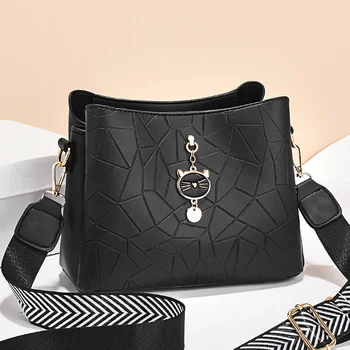 Женская сумка, новая модная популярная диагональная сумка на одно плечо, элегантная женская сумка-мешок