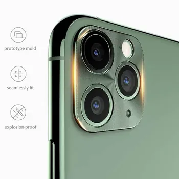Защитная пленка для объектива камеры для iPhone 11 Pro Max Металлическая защитная крышка объектива камеры на крышке камеры для iPhone 11 Pro Max