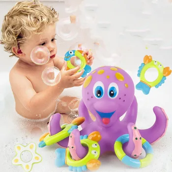 Игрушки для детской ванны, водные игрушки, Забавная игра с плавающим кольцом, обучающая игрушка для детей, детский подарок