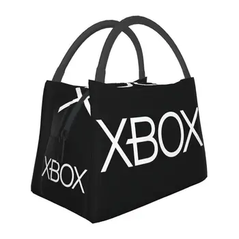 Изготовленные на заказ классические сумки для ланча с логотипом Xboxs, мужские и женские сумки-охладители, ланч-бокс с теплой изоляцией для работы, пикника или путешествий