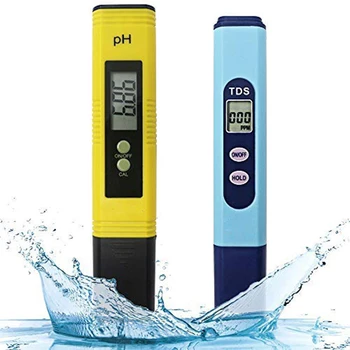 Измеритель качества воды, Ph-метр Tds Meter 2 В 1 Комплект С Диапазоном измерения 0-14,00 Ph И 0-9990 Ppm Для Гидропоники, Аквариумов, Dri