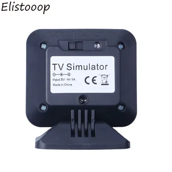 Имитатор светодиодного телевизора, поддельный телевизор, поворотное устройство защиты от взлома с питанием от USB, встроенное в 4 режима устройство домашней безопасности с функцией таймера