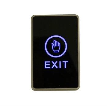 Инфракрасная подсветка сенсорной кнопки выхода Бесконтактный выключатель разблокировки двери для системы контроля доступа