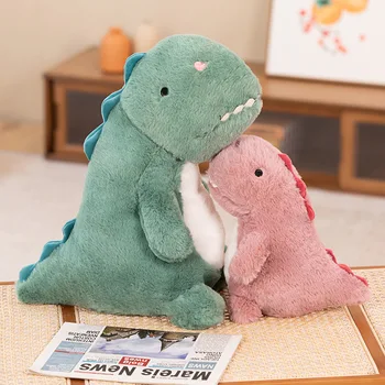 Кавайный динозавр Плюшевые игрушки, мягкие животные, кукла Динозавр для детей, Мультяшная игрушка для маленьких детей, Классический подарок на День рождения
