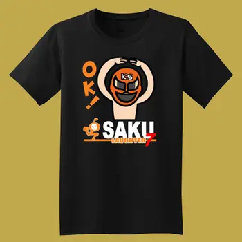 Казуси Сакураба Смех в порядке! Мужская черная футболка Mma Legend, размер от S до 5Xl