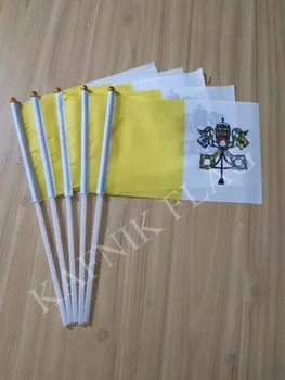 Кафник, 5 шт. Ватиканские флаги ручной работы 14 *21 см, бесплатная доставка