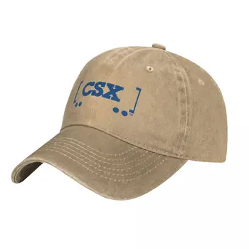 Кепка с логотипом CSX Train, Ковбойская шляпа, военная кепка, мужская бейсболка, кепки для женщин, мужские