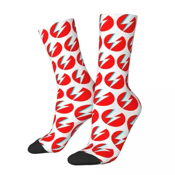 Классические компрессионные носки Bowie R253 с графическим винтажным рисунком, лучшая покупка, забавные компрессионные носки контрастного цвета