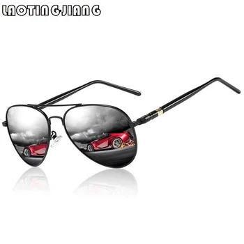 Классические поляризованные Солнцезащитные очки Для мужчин и женщин, Роскошные Брендовые Дизайнерские Солнцезащитные очки, Винтажные Металлические солнцезащитные очки для вождения, очки для рыбалки