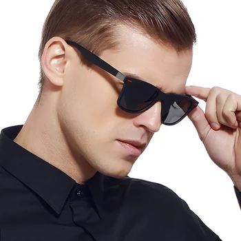 Классические поляризованные солнцезащитные очки для мужчин и женщин с большой угловой защитой UV400 Солнцезащитные очки для вождения, кемпинга, пешего туризма, рыбалки