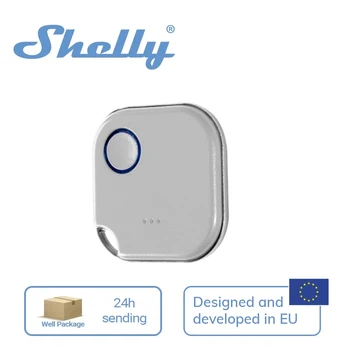 Кнопка Shelly BLU1 Кнопка активации экшн-сцен с управлением по Bluetooth с поддержкой технологии BLE, совместима с ios.