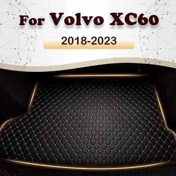 Коврик в багажник автомобиля для Volvo XC60 2018 2019 2020 2021 2022 2023 Пользовательские Автомобильные Аксессуары Для украшения интерьера автомобиля