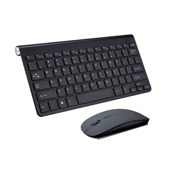 Комбинированная мини-мультимедийная клавиатура с мышью 2,4 ГГц-беспроводная клавиатура и набор мышей Slim