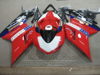 Комплект обтекателей запасных частей кузова для Ducati 848 1098 1198 07 08 09 10 11 темно-красные черные обтекатели 848 1198 2007-2011 AS34