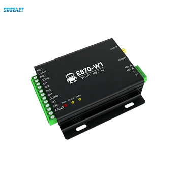 Контроллер ввода-вывода WiFi Edge Acquisition Gateway Ethernet RS485 CDSENT 4DI + 2DO + 2AI E870-W1 TCP/UDP/MQTT Протокол Modbus DC 8 ~ 28V