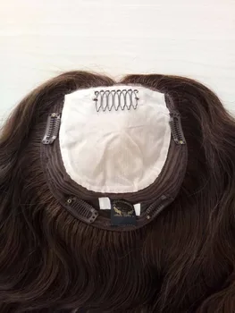 кошерный топпер для волос finest european virgin hair, не парик, топпер для волос из необработанных еврейских волос, бесплатная доставка