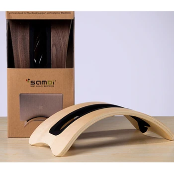 Кронштейн SAMDI Formacbook air pro для ноутбука Apple вертикальная деревянная подставка базовый кронштейн