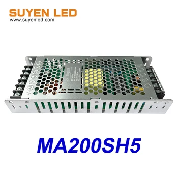 Лучшая цена Rong-Electric MA200SH5 5V 40A 200 Вт светодиодный блок питания для дисплея