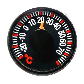 Мини Круглый Диаметр 27 мм Пластиковый указатель Градусов Цельсия Термометры для домашнего наружного автомобиля Бытовое измерение температуры