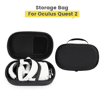 Многофункциональная сумка-футляр для хранения очков виртуальной реальности Oculus Quest 2 и гарнитуры EVA для переноски аксессуаров Quest 2