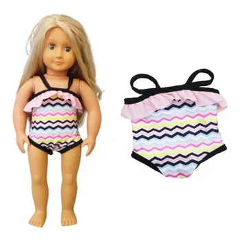 Мода 4 стиля / лот Детские игрушки 18-дюймовые аксессуары для кукол Одевайте одежду, носите наряд 43 см для американской игры в куклы для девочек