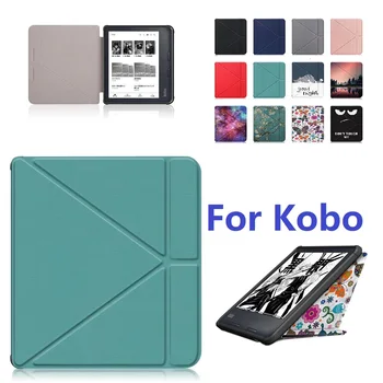 Модный Защитный Чехол для чтения электронных книг из Искусственной Кожи для Kobo Sage 8 дюймов Kobo Libra 2-7 дюймов Kobo Clara 2E 2022 6 дюймов Чехол