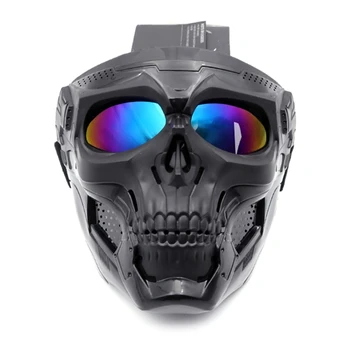 Мотоциклетная маска для лица, очки для мотокросса, мотоциклетный мотор, очки с открытым лицом, выпученные глаза