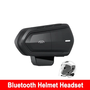 Мотоциклетный Шлем Гарнитура Bluetooth5.0 Перезаряжаемые Наушники Для Шлема с FM-Радио Беспроводной Плеер Гарнитура для Езды на Велосипеде