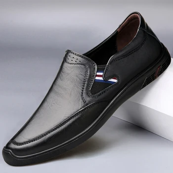 Мужская обувь люксового бренда, легкие удобные слипоны, обувь для вождения, мужская повседневная обувь, Мокасины, мокасины для ходьбы, обувь для бизнеса