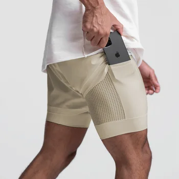 Мужские спортивные шорты, быстросохнущие шорты для бега, приятная для кожи дышащая спортивная одежда, баскетбольные штаны для фитнеса, повседневные пляжные брюки